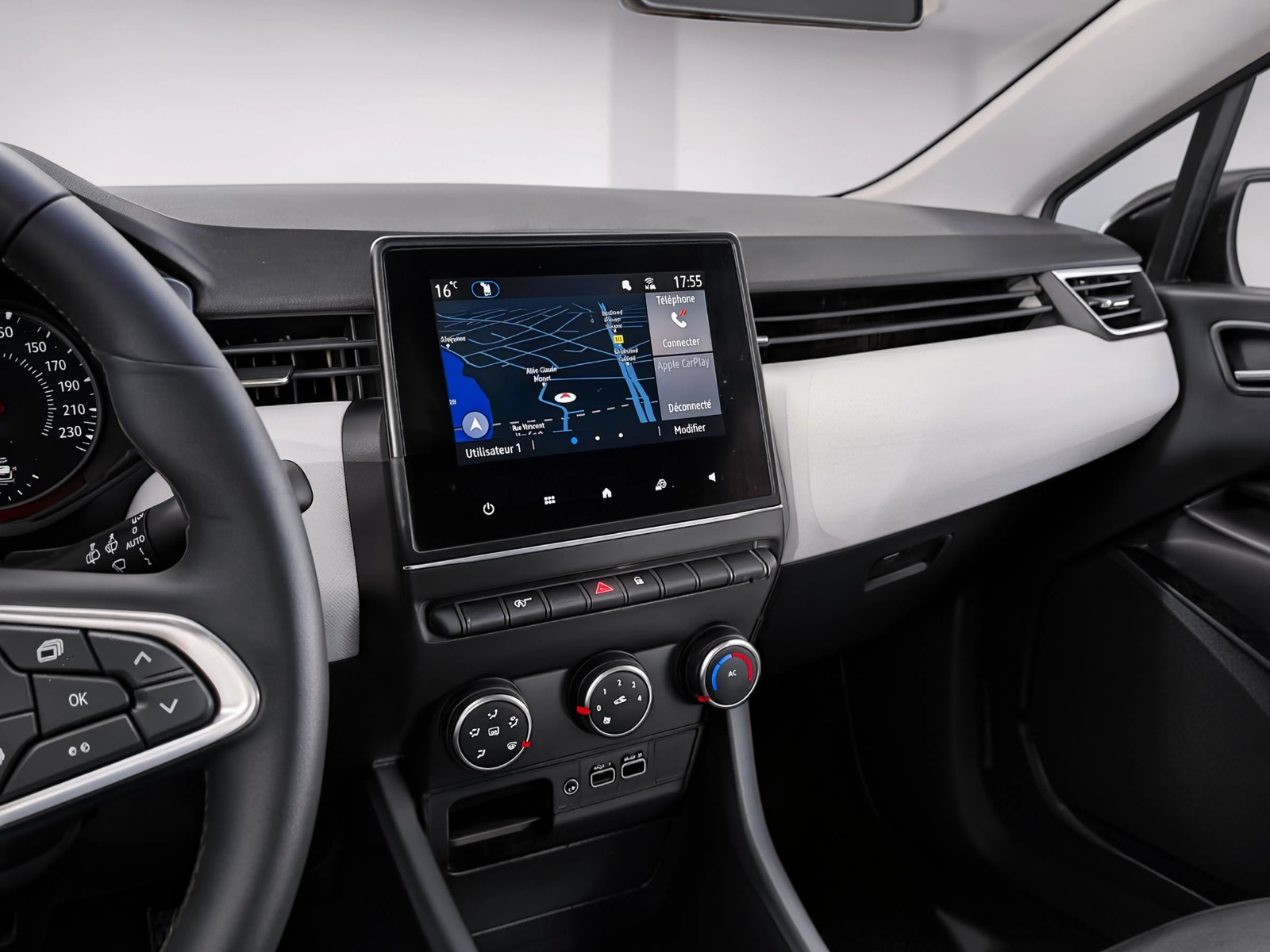 Renault Clio V 2023 détail intérieur