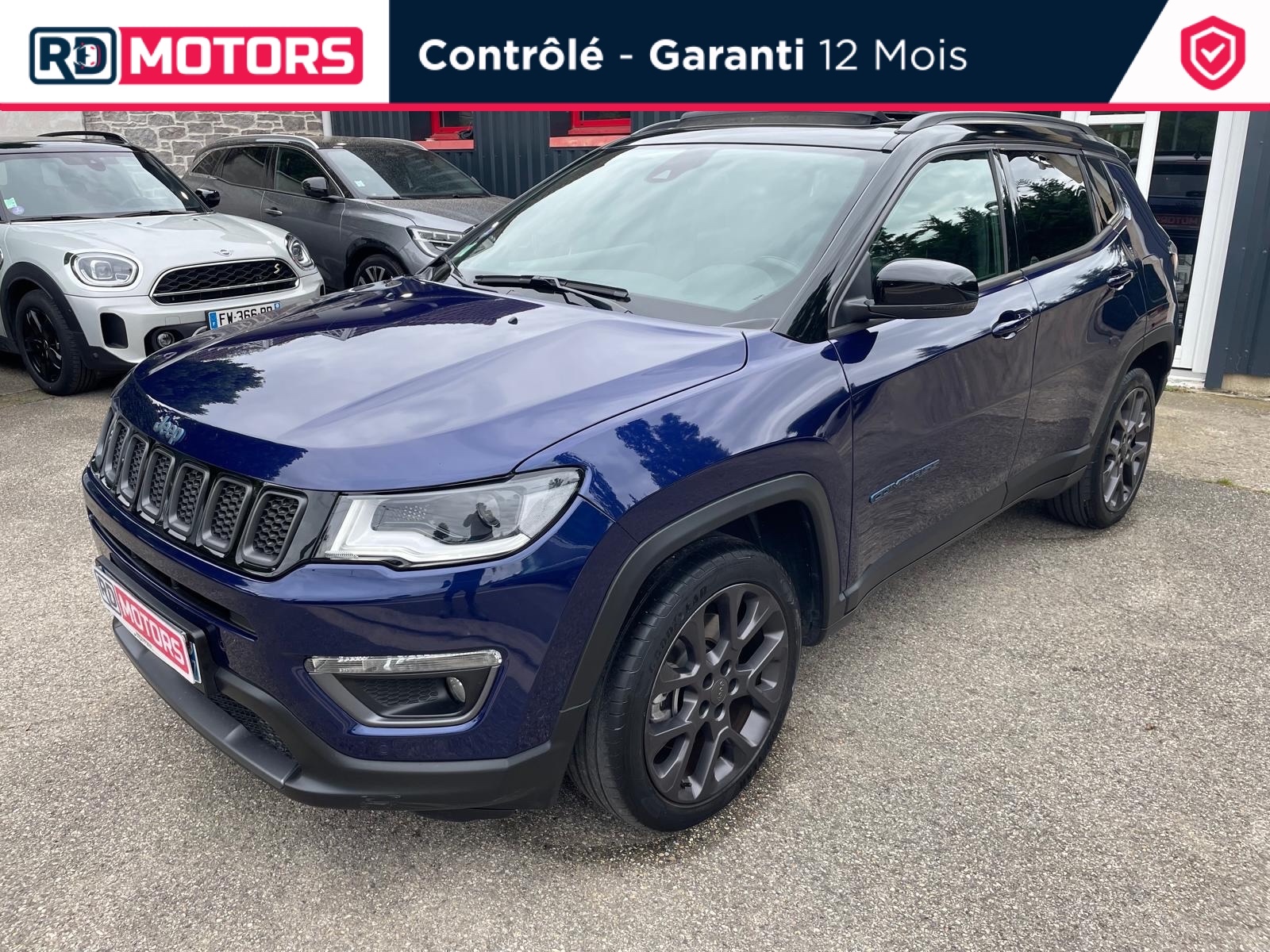 JEEP COMPASS MY20 1.3 GSE T4 240 ch PHEV 4xe - VÉHICULE CONTROLÉ/GARANTI