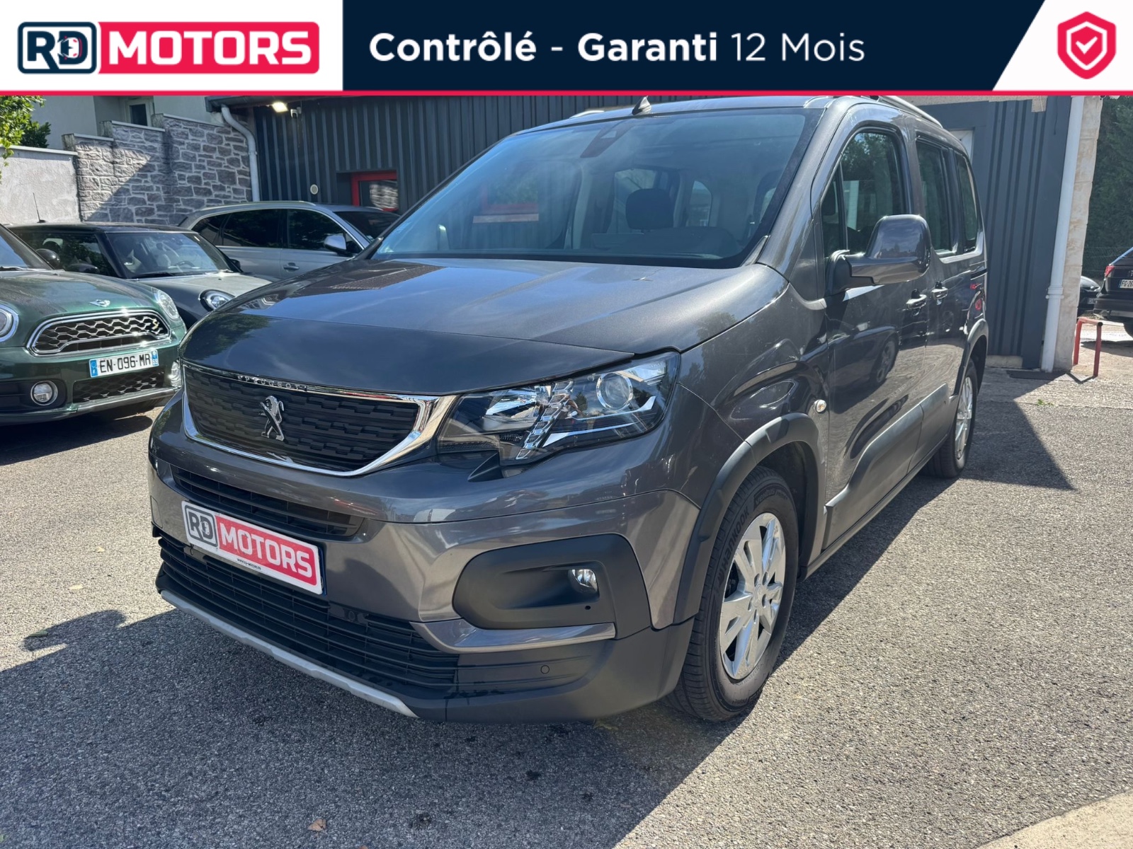 PEUGEOT RIFTER Long BlueHDi 100 S&S BVM5 Allure 7 places - VÉHICULE CONTROLÉ/GARANTI
