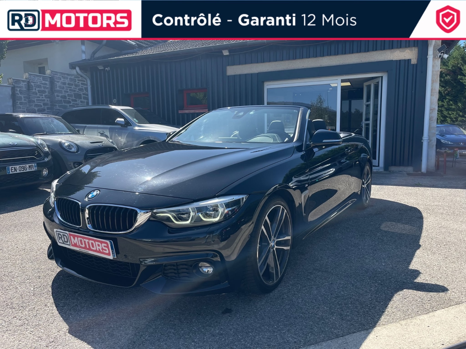 BMW SERIE 4 CABRIOLET F33 LCI 420i 184 ch BVA8 M Sport - VÉHICULE CONTROLÉ/GARANTI