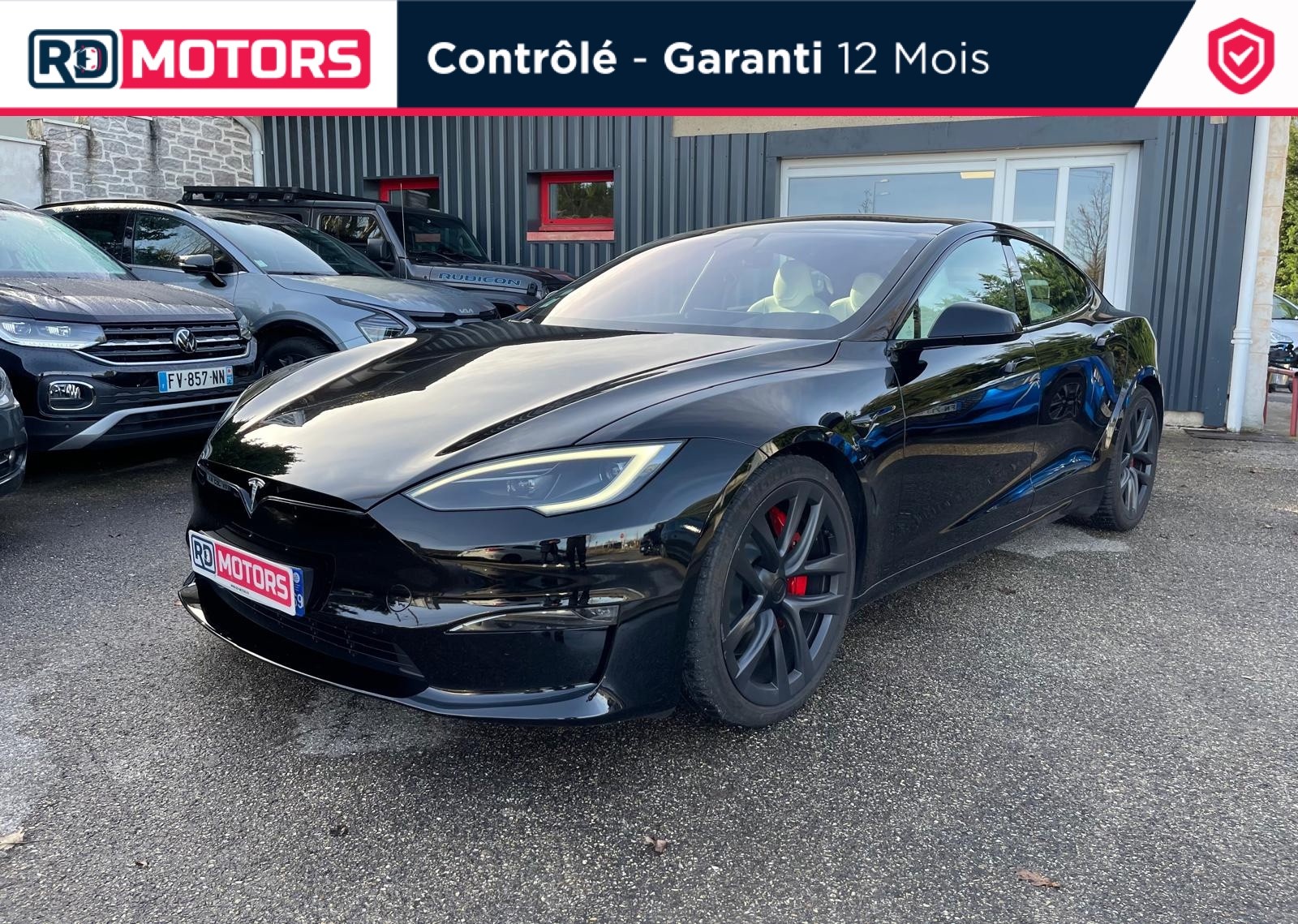 TESLA MODEL S PLAID Phase 2 AWD - VÉHICULE CONTROLÉ/GARANTI
